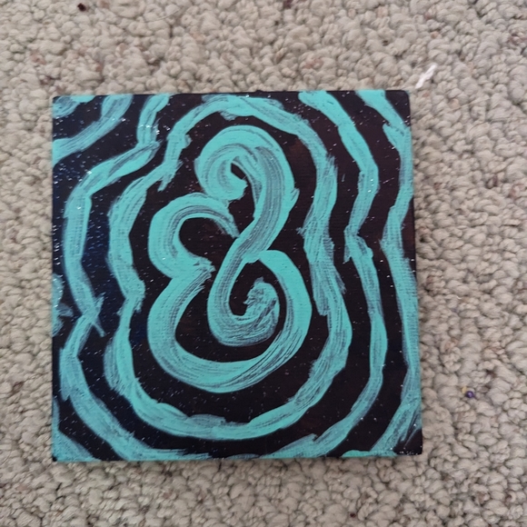 Original Art. 4" x 4". Ariel de Boer. - Picture 1 of 3